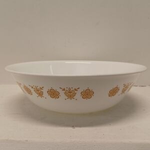 Vintage Corning Corelle Butterfly Gold Vegetable Serving Bowl 8.5"